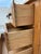 Vintage Ethan Allen 3-Drawer Solid Oak Accent Chest or Nightstand For Sale In Los Angeles - Image 6 of 9