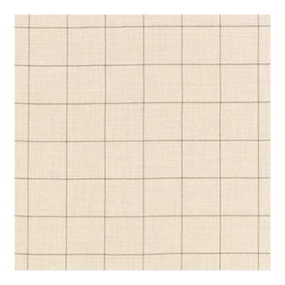 Sample - Schumacher Bancroft Wool Plaid Fabric in Malt For Sale