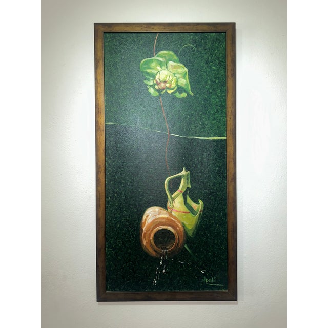 “Split Dream: Brokenness & Hope” Original Acrylic Painting by Elpedio Robinson, Jamaican Contemporary Artist For Sale - Image 4 of 8