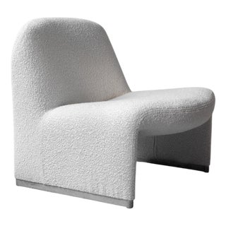 Alky White Chair by Giancarlo Piretti for Castelli, 1970s For Sale