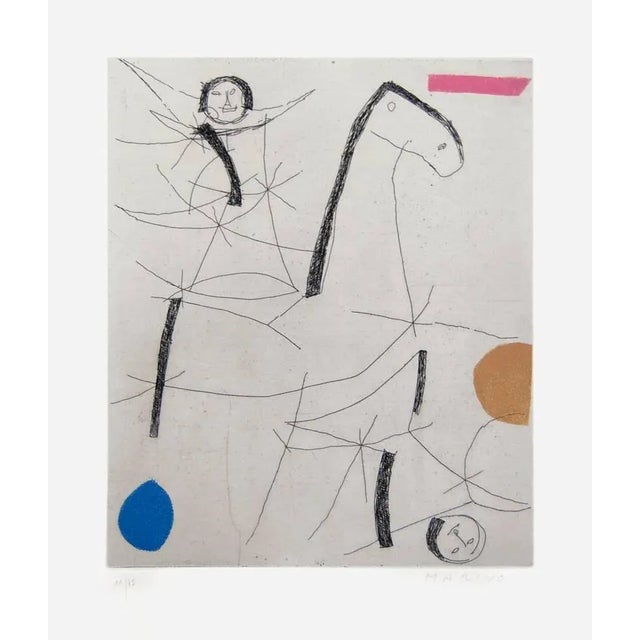 Hand signed and numbered. Edition of 75 prints on Vélin d'Arches. Etching and aquatint. Original title: Giocolieri. This...