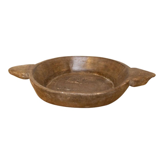 Handcarved Large Fruit Bowl For Sale