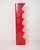 Red Totem Column by Valeric Doubroucinskis for Rodier, 1970s, in Good conditions. Designed 1970 to 1979 This piece has an...
