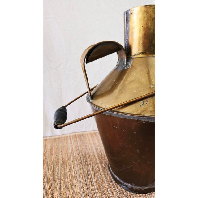 Antique Portuguese Brass Olive Oil Separator · Florencio Pires · Ponte De Sor · Alentejo · Early 20th Century For Sale - Image 10 of 11