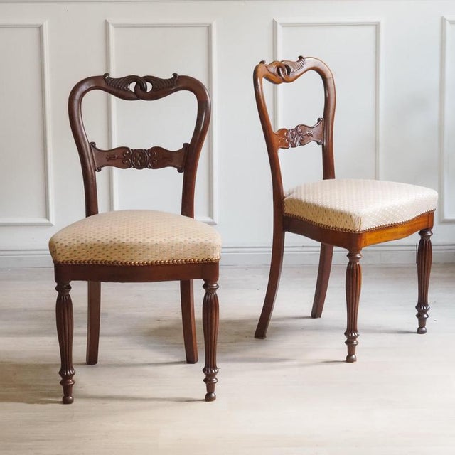 Biedermeier Chair in Mahogany with Balloon Backrest, 1850 For Sale - Image 14 of 14
