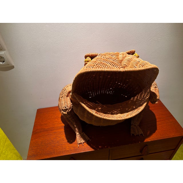 Woven Rattan Magazine Rack by Olivier Cajan, France, 1960 For Sale - Image 10 of 10