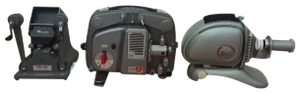 Metal Projectors, 1970s, Set of 3