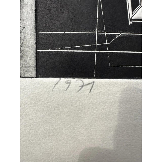 Karl-Erik Ekselius Karl Fred Dahmen, Épreuve dArtiste, 1971, Etching For Sale - Image 4 of 13