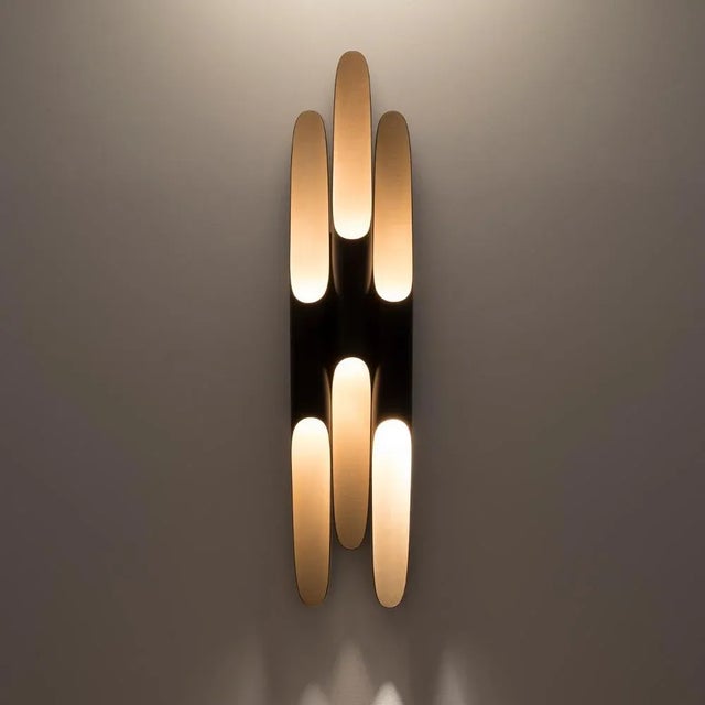 Contemporary Coltrane 3 Wall Light by DelightFULL For Sale - Image 3 of 8
