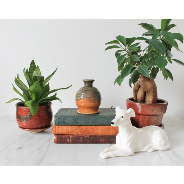 Ceramic Vintage Signed Studio Art Pottery Bud Vase For Sale - Image 7 of 7