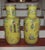 Yellow Large 19th Century Chinese Porcelain Yellow Rouleau Vases in Famille Jaune Glaze - a Pair For Sale - Image 8 of 11
