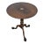 Antique George III Mahogany Tilt-Top Tea Table With Satinwood Inlay & Ball-and-Claw Feet | Birdcage Tripod Base For Sale