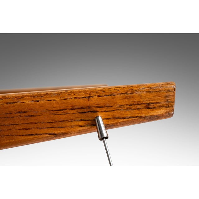 Rare Mid-Century Modern Low Profile 916-Cc Captains Chair in Oak Attributed to Adrian Pearsall for Craft Associates, Usa, C. 1960's For Sale - Image 16 of 18