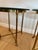 Vintage Italian Brass and Glass Round Side Tables - A Pair For Sale - Image 17 of 18