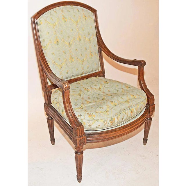 Antique 19th C. French Fauteuil Armchair For Sale - Image 4 of 8