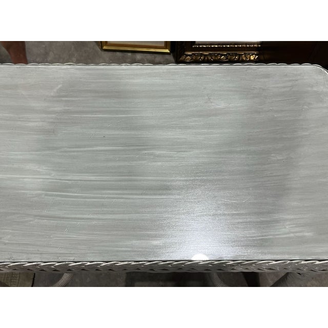 Antique Wicker Hall Table or Console For Sale - Image 9 of 12