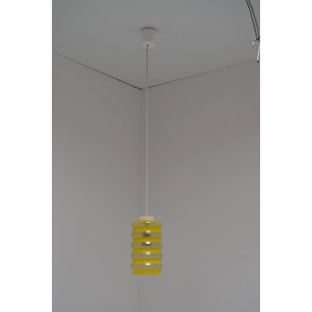 Mid-Century Glass Pendant Lamp, 1960s For Sale - Image 4 of 8