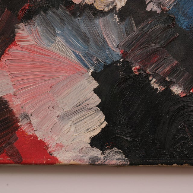 Friedrich Schiemann, Untitled, 1958, Oil on Canvas For Sale - Image 7 of 8