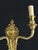Antique French Louis XVI Two-Light Wall Sconce in Gilt Bronze, 1890s For Sale - Image 5 of 9
