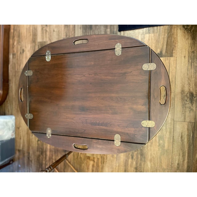 Vintage Ethan Allen Butler's Tray Coffee Table Chairish