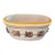 1990s Handmade Italian Glazed Ceramic Oval Planter With Applied Fruit Garland, New For Sale