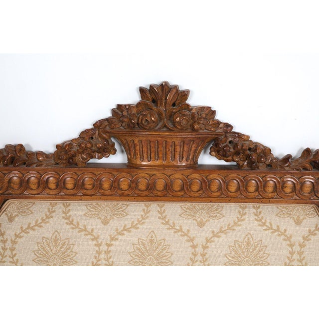 Mid 20th Century Louis XV Style Carved King Headboard For Sale In Providence - Image 6 of 11