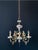 1960s Antique Chandelier in Ceramic and Brass, 1960s For Sale - Image 5 of 11