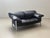 Two-Seater Sofa in Black Leather by Pierluigi Cerri for Poltrona Frau, Italy, 1990s For Sale - Image 3 of 17