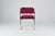 Set of 4 Chrome & Velvet "Sq-Al" Dining Chairs by Willy Rizzo, Italy, 1970s For Sale - Image 9 of 14