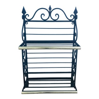 French Style Wall Bakers Rack For Sale