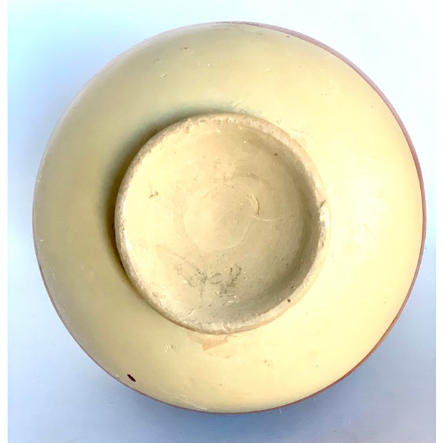 Ceramic Vintage Late 20th Century Hand Painted Rustic Mexican Folk Art ‘Hidalgo’ Style Pottery Pitcher/Vase For Sale - Image 7 of 12