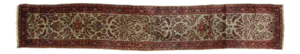 1920s Vintage Persian Kashan Runner - 2′2″ × 12′