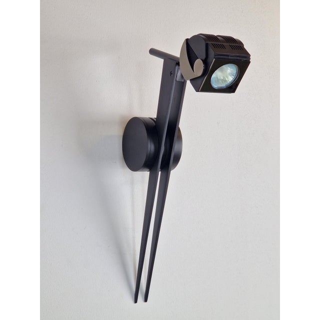 Postmodern Metal Wall Spot Lamp from Debsch Aster, Italy, 1980s For Sale - Image 13 of 14