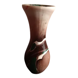 1980s Nemadji Style Garden of the Gods Pottery Bud Vase