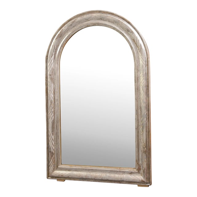 19th Century French Silver Gilt Louis Philippe Mirror For Sale