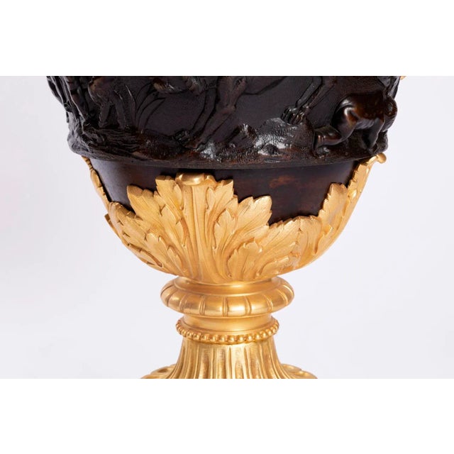 Antique Patinated Bronze Ewers, Set of 2 For Sale - Image 4 of 15