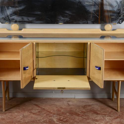 Sideboard with Ginori Handles by Ico Parisi, 1960s For Sale - Image 6 of 9