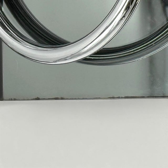 Italian Space Age Wall Coat Hangers with Mirrors attributed to Goffredo Reggiani, 1970s, Set of 2 For Sale - Image 9 of 18