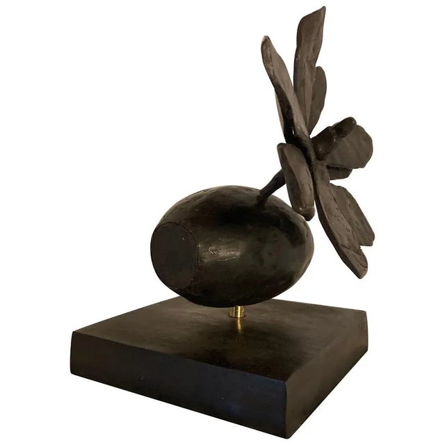 Fall 02 Decorative Object in Patinated Bronze by Herma de Wit For Sale - Image 6 of 6