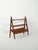 Brown Small Vintage Bookcase with Magazine Rack, 1950s For Sale - Image 8 of 8