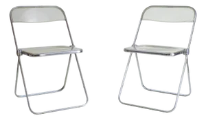 Set of Plia Folding Chairs by Giancarlo Piretti for Anonima Castelli, 1960s