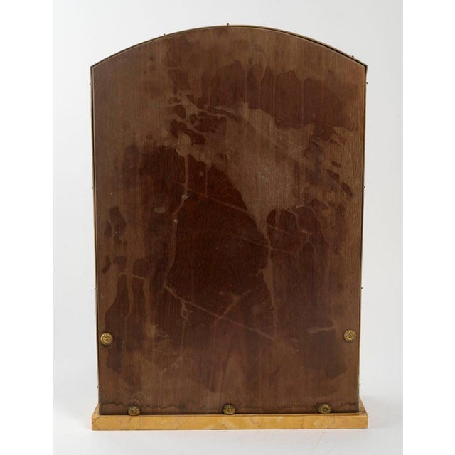 Empire Style Toilet Mirror in Cookie, Marble and Gilt Brass, 19th Century For Sale - Image 5 of 6