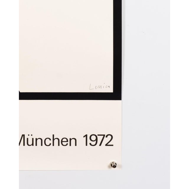 1960s Munich Olympics 1972 Serigraph Poster by Jan Lenica, 1969 For Sale - Image 5 of 9