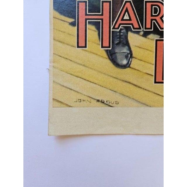 1930s Art Deco Harley Davidson Motorcycle Advertising Poster, 1930s For Sale - Image 5 of 7