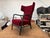 Eva & Niles Koppell 1940s Wingback Armchair Attributed to Eva & Nils Koppel for Slagelse Møbelværk, Denmark, Mohair For Sale - Image 4 of 18