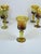Rustic European 1980s Art Glass Goblets - Set of 5 For Sale - Image 3 of 8