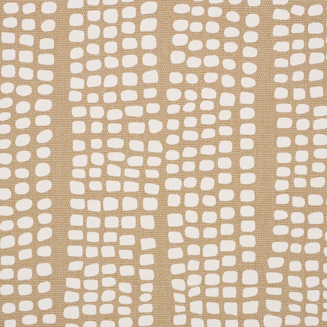 Contemporary Schumacher Noland Wallpaper In Flax For Sale - Image 3 of 6