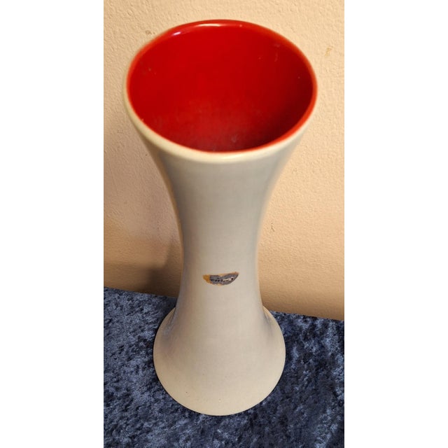Mid-Century Modern Mid-Century German Ceramic Vase by Scheurich, 1950s For Sale - Image 3 of 6