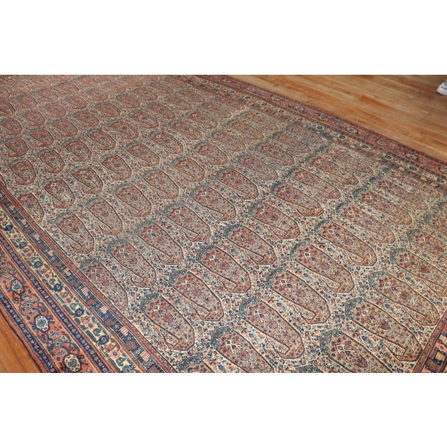 Antique Persian Senneh Rug - 9'3" x 16'9" For Sale - Image 10 of 12