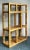 Rustic Vintage Coastal Wrapped Rattan Etagere For Sale - Image 3 of 6
